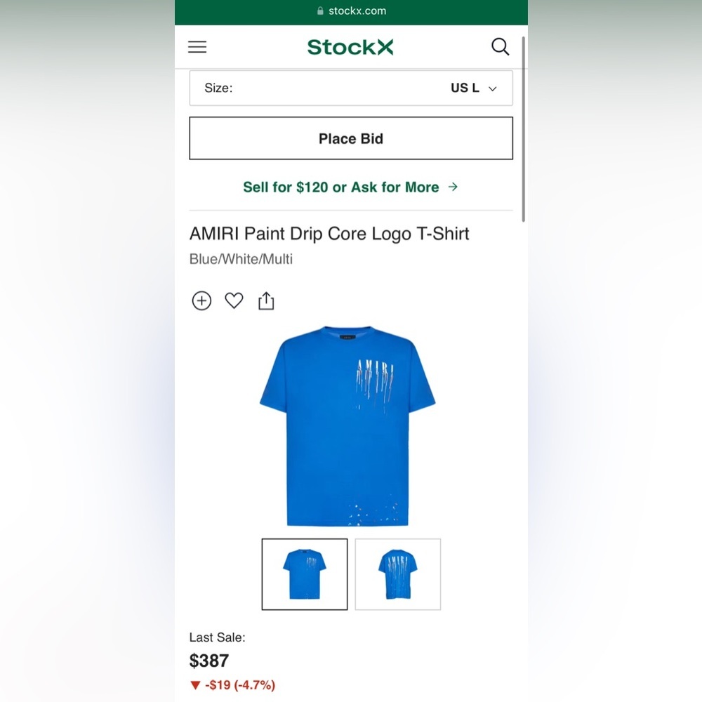Amiri men’s T-shirt - Picture 5 of 5
